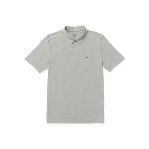Volcom Men's Banger Polo Shirt, Heather Grey, Medium