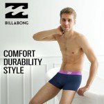 Billabong Mens Underwear 4 Pack Microfiber Performance Boxer Briefs for Men Multicolor