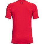 Under Armour Boys Tech Big Logo Short Sleeve T-Shirt , Red (600)/Black , Large