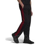 adidas 3-Stripes Tracksuit Bottoms - Black/Scarlet