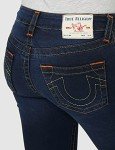 True Religion Women's Jennie Mid Rise Curvy Fit Skinny Ankle Jean, Indigo Upgrade, 32