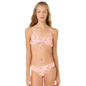 Rip Curl Girls' Island Bliss Bikini Swimsuit, Mango