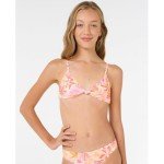 Rip Curl Girls' Island Bliss Bikini Swimsuit, Mango