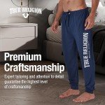True Religion Mens Jogger Pajama Pants, Lightweight Lounge Casual Sleep Pants for Men