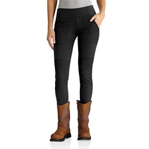 Carhartt Women's Force Stretch Utility Legging, Black, Medium