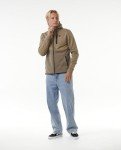 Rip Curl Men's Standard Anti Series Departed Zip Up Jacket, Sand Dune