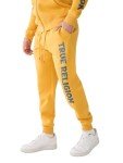 True Religion Brand Jeans Men's Antique Classic Fleece Jogger, Mineral Yellow, XX-Large