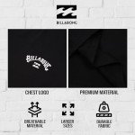 Billabong Big and Tall Tank Tops for Men - Cotton Mens Sleeveless Muscle T Shirt Black