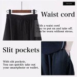 Life Palette Japanese Style Samurai Hakama Harem Pants Men Women Yoga Ninja Pants Black… (as1, Alpha, m, l, Regular, Regular, L)