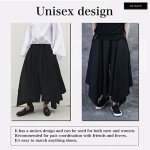 Life Palette Japanese Style Samurai Hakama Harem Pants Men Women Yoga Ninja Pants Black… (as1, Alpha, m, l, Regular, Regular, L)