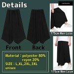 Life Palette Japanese Style Samurai Hakama Harem Pants Men Women Yoga Ninja Pants Black… (as1, Alpha, m, l, Regular, Regular, L)
