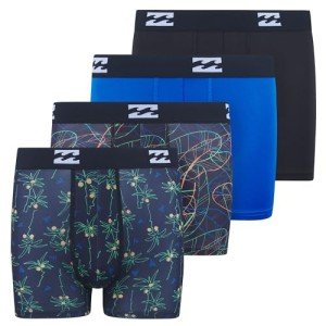 Billabong Boys Underwear 4 Pack Boxer Briefs for Boys 6-18 Durable Stretch Breathable Moisture Wicking