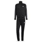 adidas Men's Black 3-Stripes Track Suit - X-Large