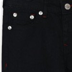 True Religion Boys Denim Set 2 Piece Boys Jeans and Long Sleeve Tee Shirt Set (Red-Gold, 4)