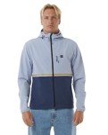 Rip Curl Men's Standard Anti Series Collection Zip Up Jacket, Spray Blue