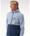 Rip Curl Men's Standard Anti Series Collection Zip Up Jacket, Spray Blue