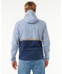Rip Curl Men's Standard Anti Series Collection Zip Up Jacket, Spray Blue