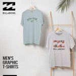 Billabong Mens 2 Pack Short Sleeve Lounge Crew Tee Graphic Lounge Wear Crewneck