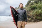 Rip Curl Men's Elite Anti Series Hooded Wind Breaker, Water Repellent Jacket, Black, Medium