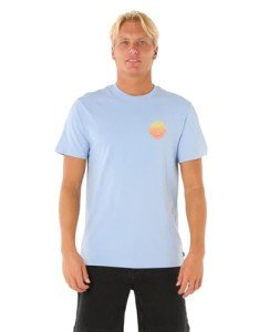 Rip Curl Men's Wettie Passage Icon T-Shirt, Ice Blue 251