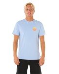 Rip Curl Men's Wettie Passage Icon T-Shirt, Ice Blue 251