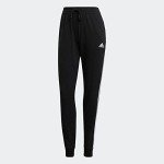 Adidas Women's 3-Stripes Jersey Pants - Black/White