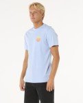 Rip Curl Men's Wettie Passage Icon T-Shirt, Ice Blue 251