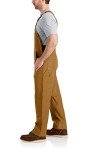 Carhartt Men'sRelaxed Fit Duck Bib Overall Carhartt Brown,L30-W34