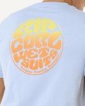 Rip Curl Men's Wettie Passage Icon T-Shirt, Ice Blue 251