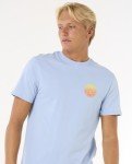 Rip Curl Men's Wettie Passage Icon T-Shirt, Ice Blue 251