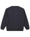 Billabong Girls' French Terry Pullover Crewneck Sweatshirt, Soft & Comfortable, Black Sands, Medium