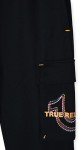 True Religion Boys Sweatshirts and Sweatpants for Kids 2 Piece Clothing Set Fleece Hoodie and Jogger Pants (US, Numeric, 7, Regular, Black)