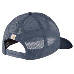 Carhartt Men's Canvas Mesh-Back Fish Patch Cap, Bluestone