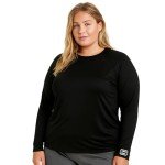 Billabong Plus Size Rash Guard for Women, UPF 50+ Long & Short Sleeve Swim Shirt Black