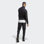 adidas Men's Black 3-Stripes Track Suit - X-Large