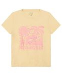 Billabong Girls' Premium Short Sleeve Logo Graphic T-Shirt, Golden Fleece