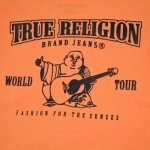 True Religion Boys Tee Shirts Short Sleeve Cotton T-Shirt for Boys Graphic Tees Orange