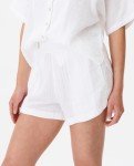 Rip Curl Women's Premium Casual Beach Short with Elastic Waistband, White