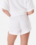 Rip Curl Women's Premium Casual Beach Short with Elastic Waistband, White