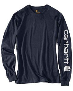 Carhartt mens K231 fashion t shirts, Navy, X-Large US