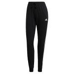 Adidas Women's 3-Stripes Jersey Pants - Black/White
