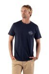 Rip Curl Men's Graphic Short Sleeve Crew Neck T-Shirt, Standard Fit, Navy Exc