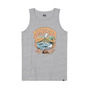 Quiksilver Boys' Sleeveless Tank Shirt, Soft & Comfortable Top with Graphic Design, Grateful Wave