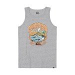 Quiksilver Boys' Sleeveless Tank Shirt, Soft & Comfortable Top with Graphic Design, Grateful Wave
