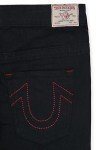 True Religion Boys Denim Set 2 Piece Boys Jeans and Long Sleeve Tee Shirt Set (Red-Gold, 5-6)