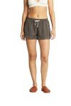 Billabong Women's Road Rider Woven Pull-On Short, Off Black, Large