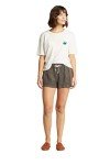 Billabong Women's Road Rider Woven Pull-On Short, Off Black, Large