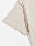 COZYEASE Men's Graphic Tees Short Sleeve Crewneck Casual Vintage Summer Tops T Shirt for Mens Khaki L