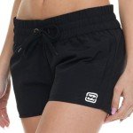 Billabong Plus Size Swim Shorts - (XL-4X) Quick Dry Beach Swim Board Shorts for Women Black
