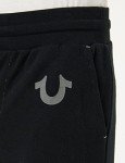 True Religion mens Classic Logo Jogger Sweatpants, Black, XX-Large US